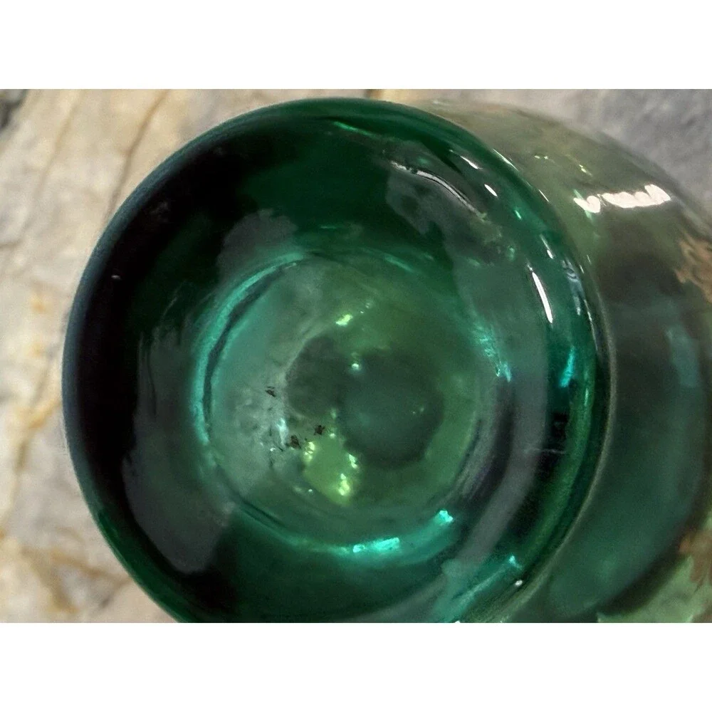 Murano vecchia emerald